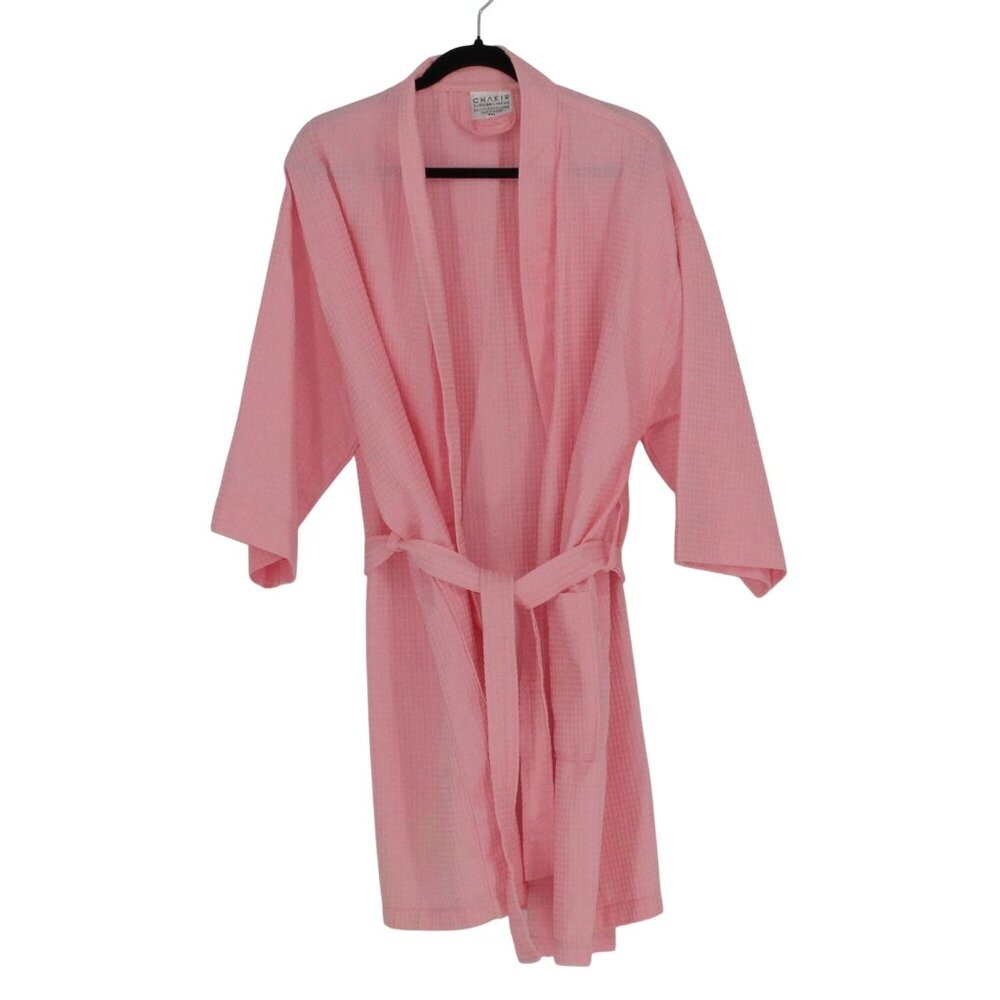 Chakir Turkish Linens Pink Bathrobe Women XXL Cotton Blend